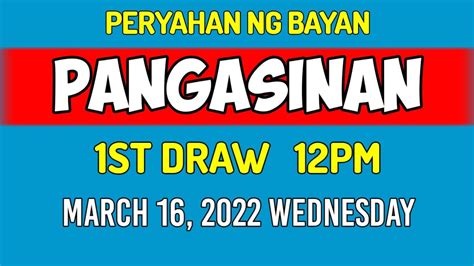 PERYAHAN NG BAYAN PANGASINAN .
